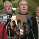 Proponents of the new economic stimulus package show off the comfort and versatility of alpaca fleece.